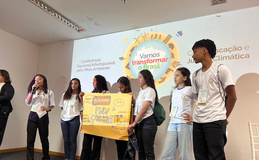 Escola Municipal Silvestre Péricles representa Maceió em conferência ambiental