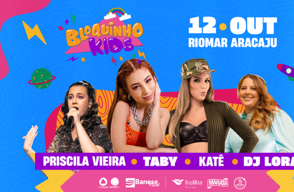 TV Atalaia promove primeiro bloquinho kids no Dia das Crianças; saiba como participar