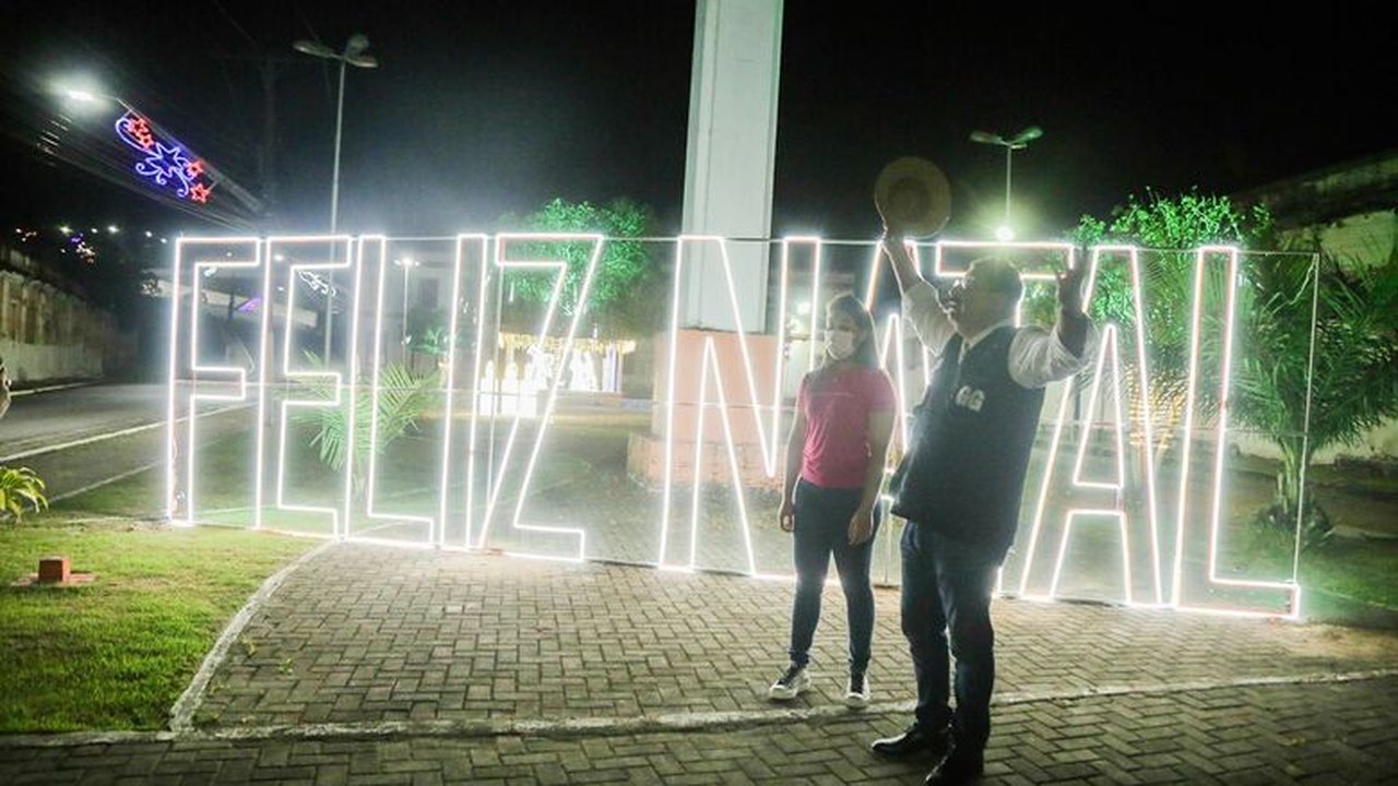 Rio Largo Luz 2021: Chegada do Papai Noel nesta quarta-feira inicia festejos na cidade