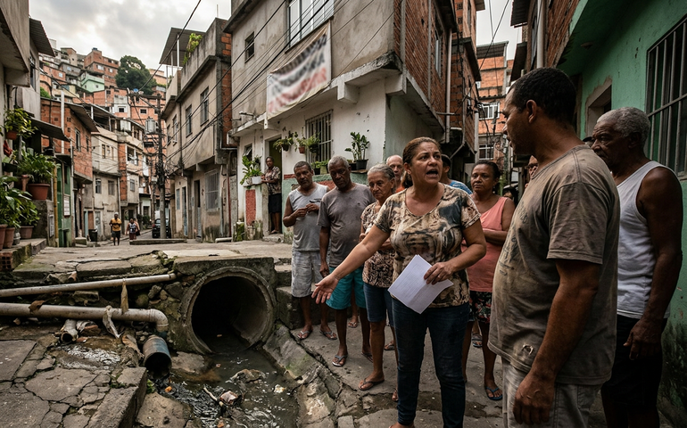 Moradores da Rocinha criticam intenção da prefeitura de construir terminal de transporte na favela: 'Prioridade é saneamento básico'