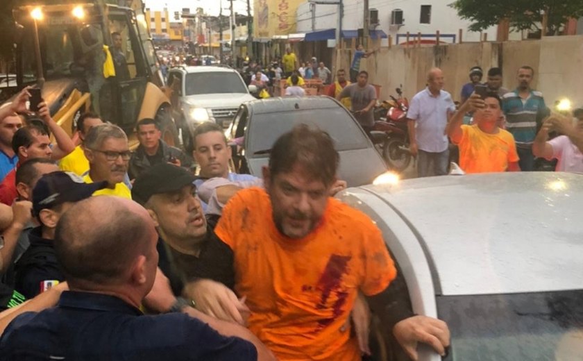 Cid Gomes é atingido por disparo em Sobral, no interior do Ceará