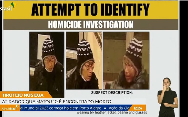 Atirador que matou 10 pessoas nos EUA é encontrado morto