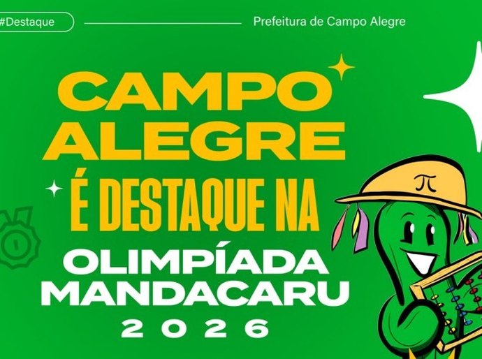 Rede Municipal de Campo Alegre celebra desempenho de excelência na Olimpíada Mandacaru de Matemática 2026
