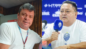 Adaelson Vilela (presidente da ACEA) e Robson Rodas (presidente do CSA)