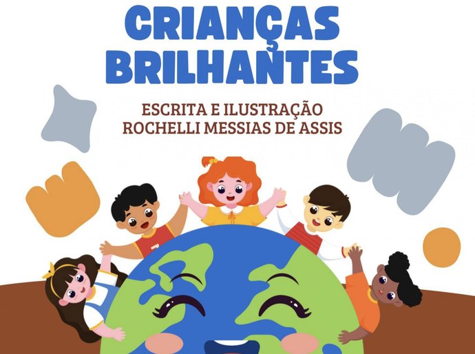 Livro “Crianças Brilhantes”, de Rochelli Messias de Assis, será lançado na Biblioteca Pública Estadual Graciliano Ramos