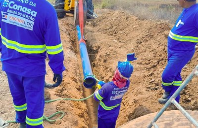 Cinco cidades do interior passam por implantação de sistema de esgotamento sanitário nesta semana