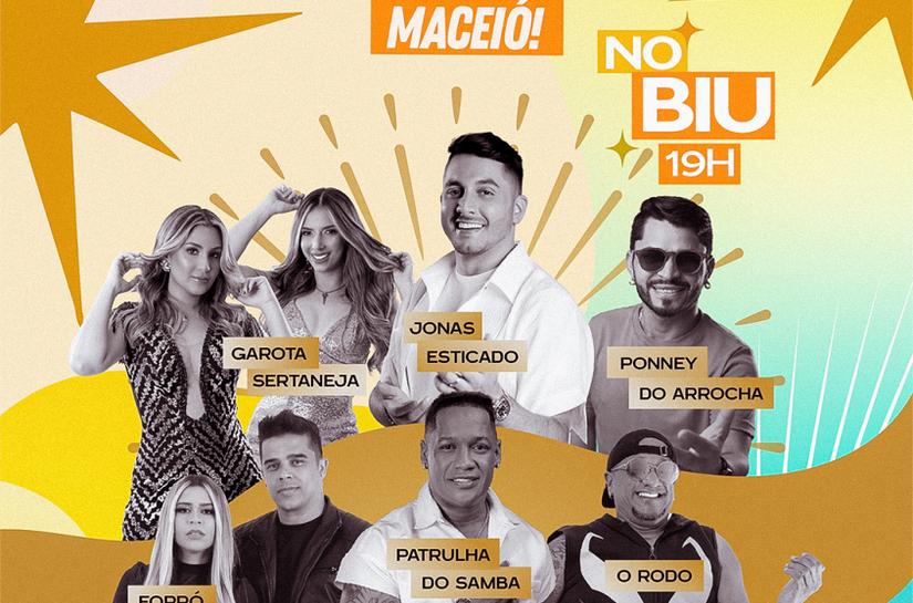 Maceió celebra chegada do ano novo com festa gratuita no Biu