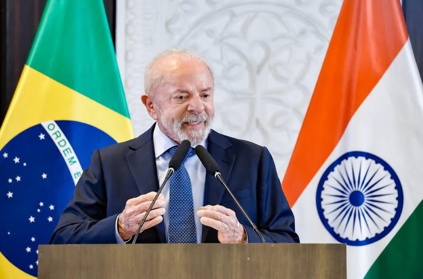 “É importante mostrar para o mundo o momento que vive o Brasil”, diz Lula, na despedida da Índia