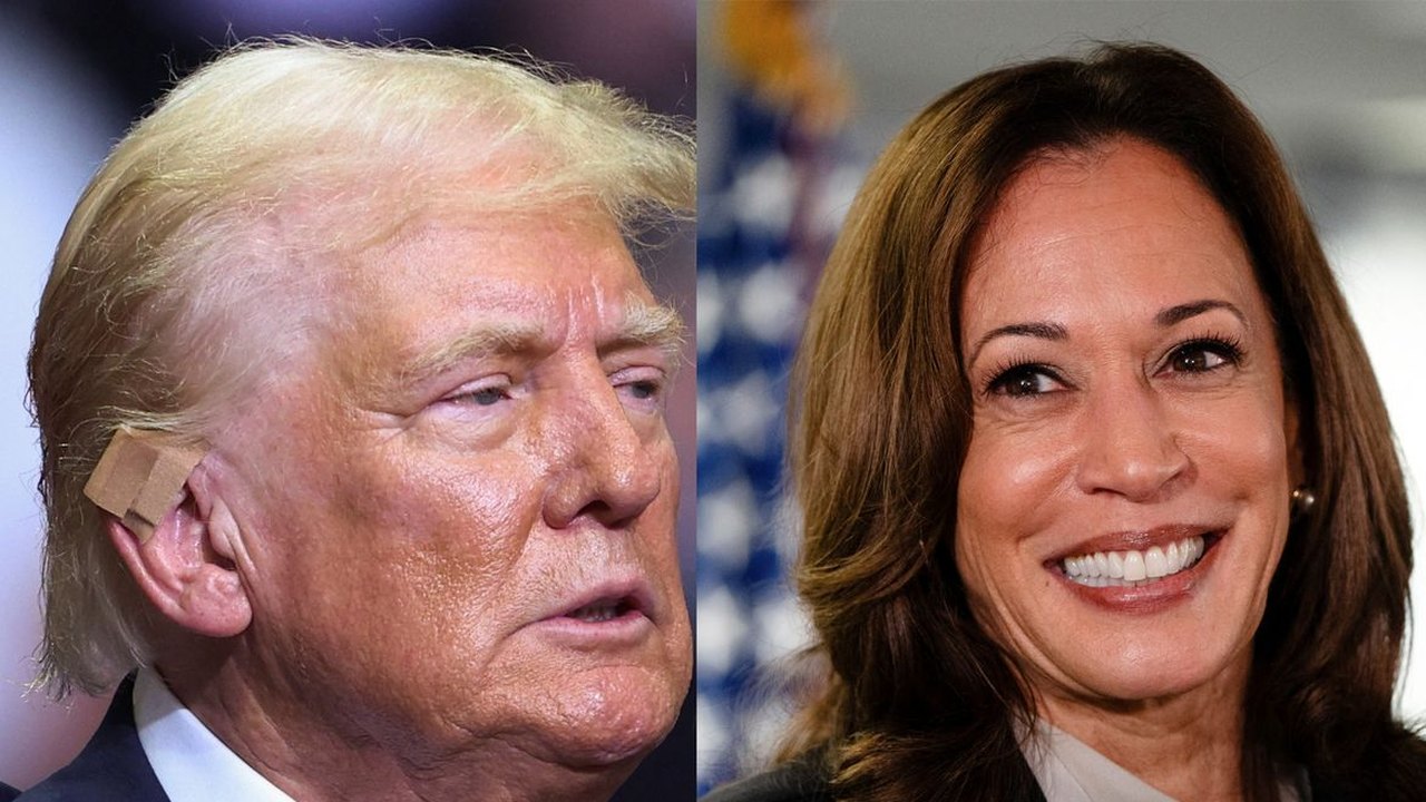 Ás vésperas da eleição, pesquisas mostram Kamala e Trump empatados