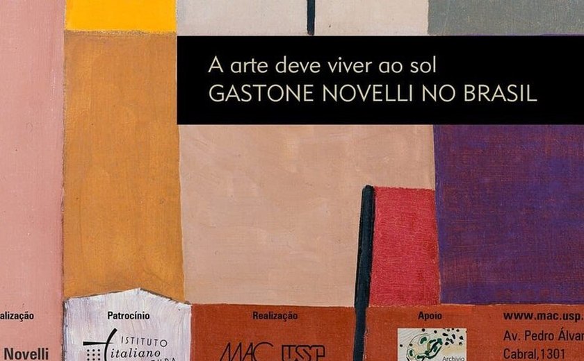 Mostra traz obras de Gastone Novelli de seu período no Brasil