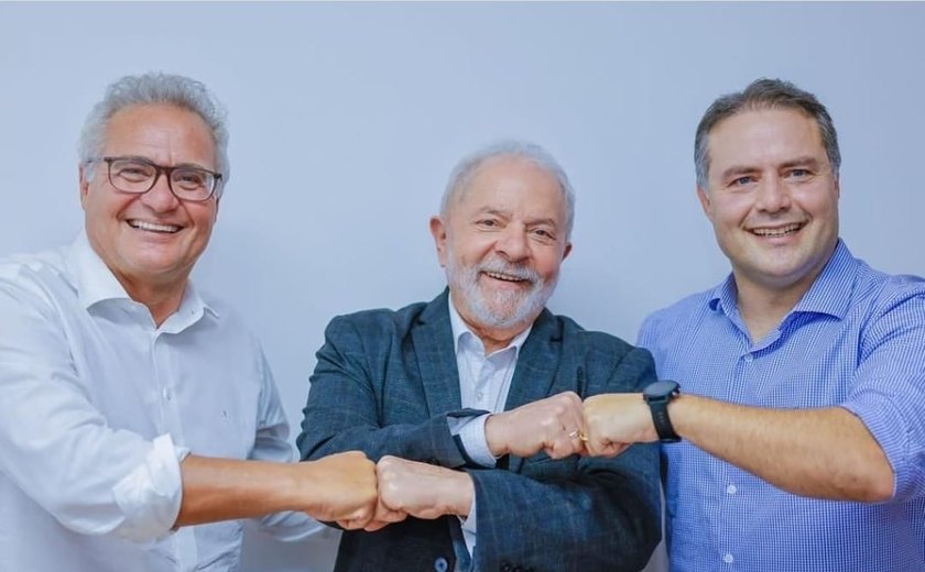 Senador Renan Calheiros e Renan Filho visitam Lula e projetam alianças