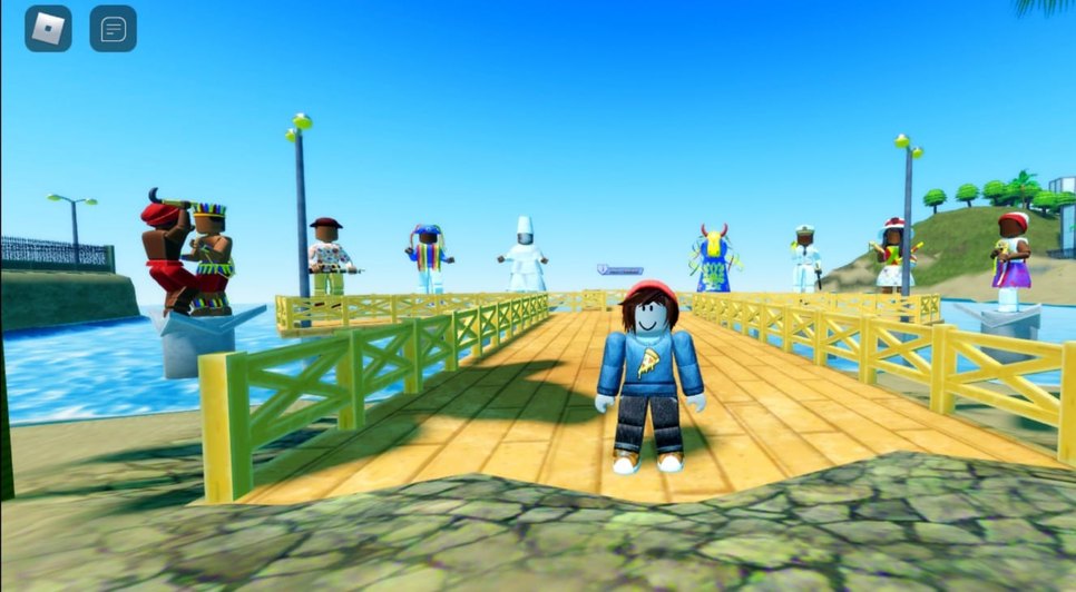 Largo da Gente no jogo Brablox.