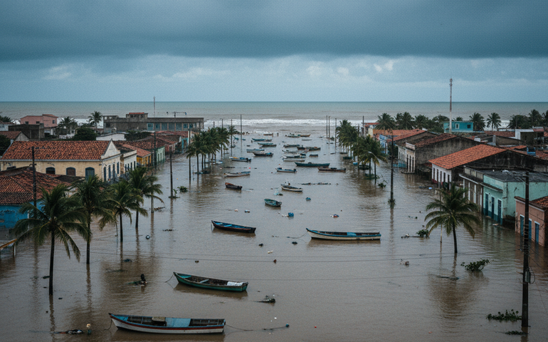 Inmet emite alerta de chuvas intensas para 76 municípios de Alagoas