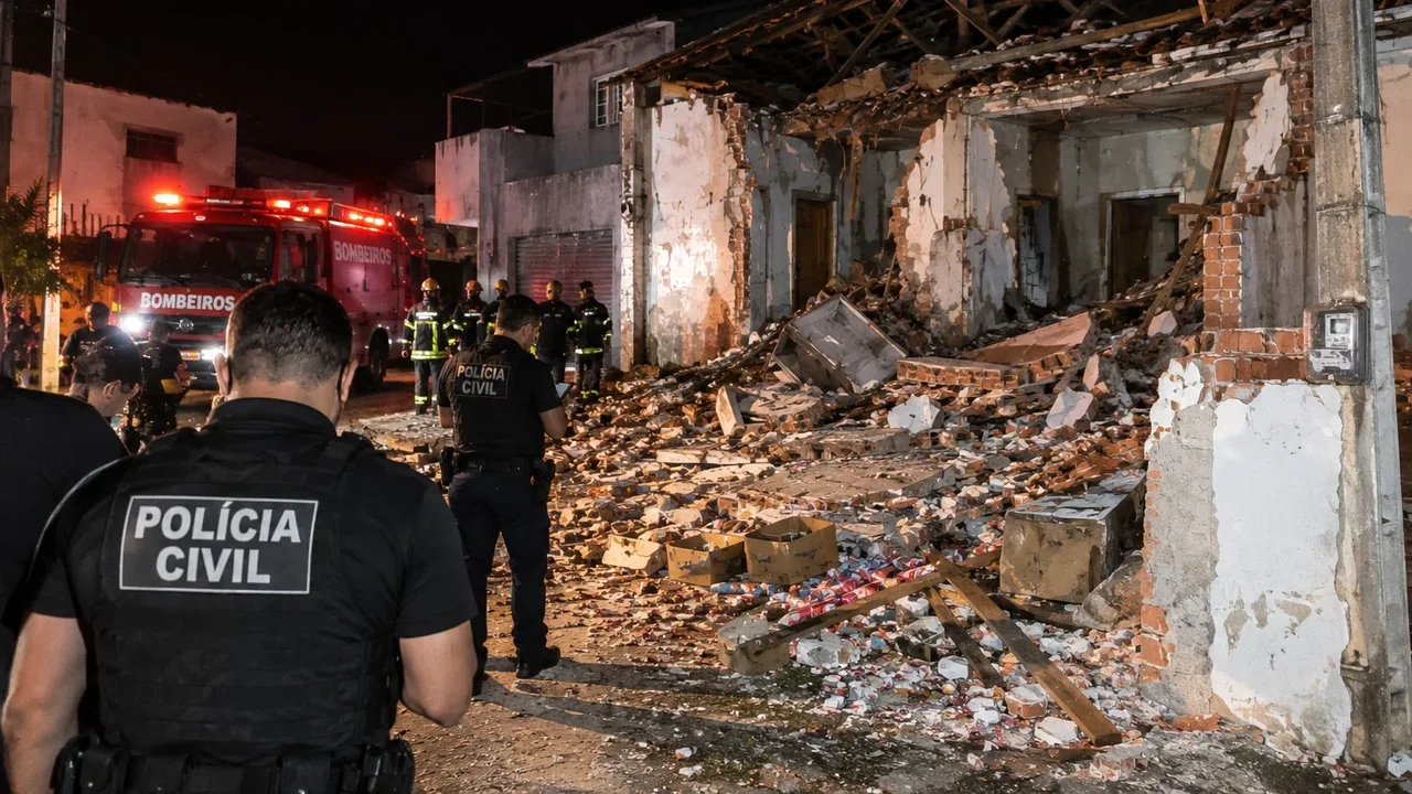Polícia Civil investiga explosão em suposta fábrica clandestina de fogos de artifício em Arapiraca