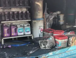 Incêndio em loja na Amélia Rosa