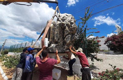 Novos elementos da Via Sacra do Caminho Sagrado da Fé chegam a Palmeira