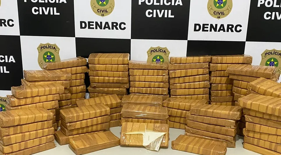 Homem é preso com mais de 120kg de cocaína na Grande Aracaju / Foto: Foto: Polícia Civil/SE