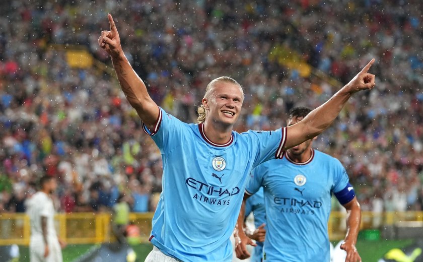Haaland, do Manchester City, é eleito o melhor jogador de agosto no  Campeonato Inglês