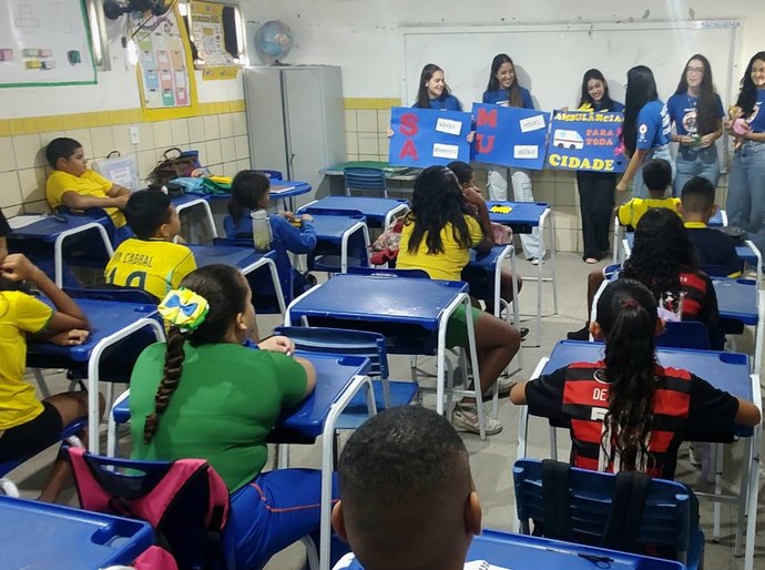 Projeto Samu nas Escolas capacita quase mil alunos no primeiro semestre deste ano, em Maceió