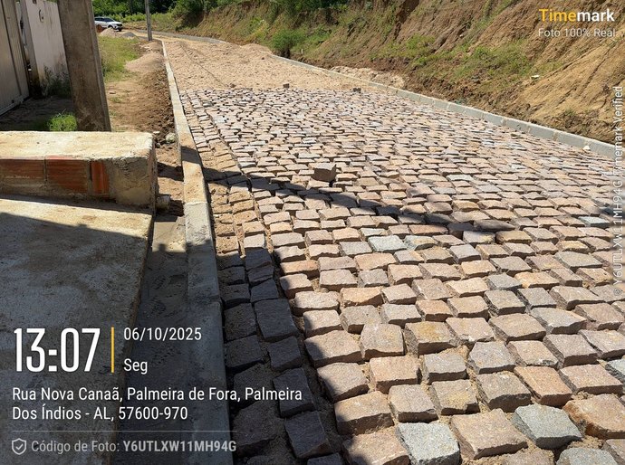 Obras avançam no Loteamento Canaã menos de duas semanas após assinatura de Ordem de Serviço
