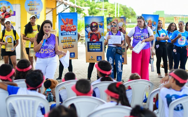 Sesau dá continuidade à campanha educativa Violência Não é Nossa Praia