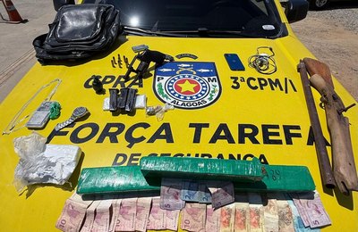 Homem de 20 anos é preso por tráfico durante ação da 3ª Companhia
