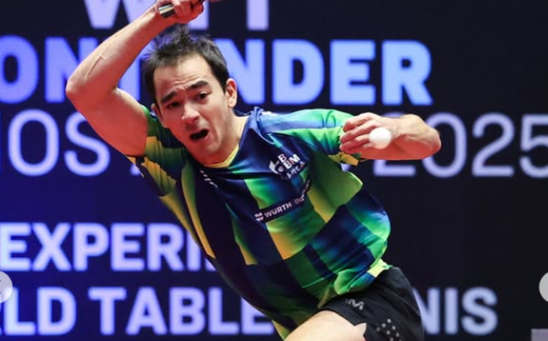 Calderano lança clube de tênis de mesa no Rio e reflete sobre conquistas do ano: 'Minha carreira foi para outro patamar'
