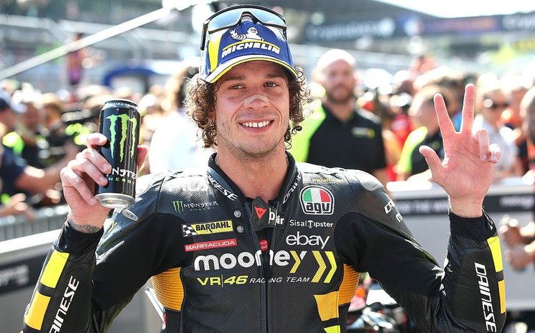 Bezzecchi vence etapa da Índia da MotoGP; 2º, Martin deixa distância para Bagnaia em 13 pontos