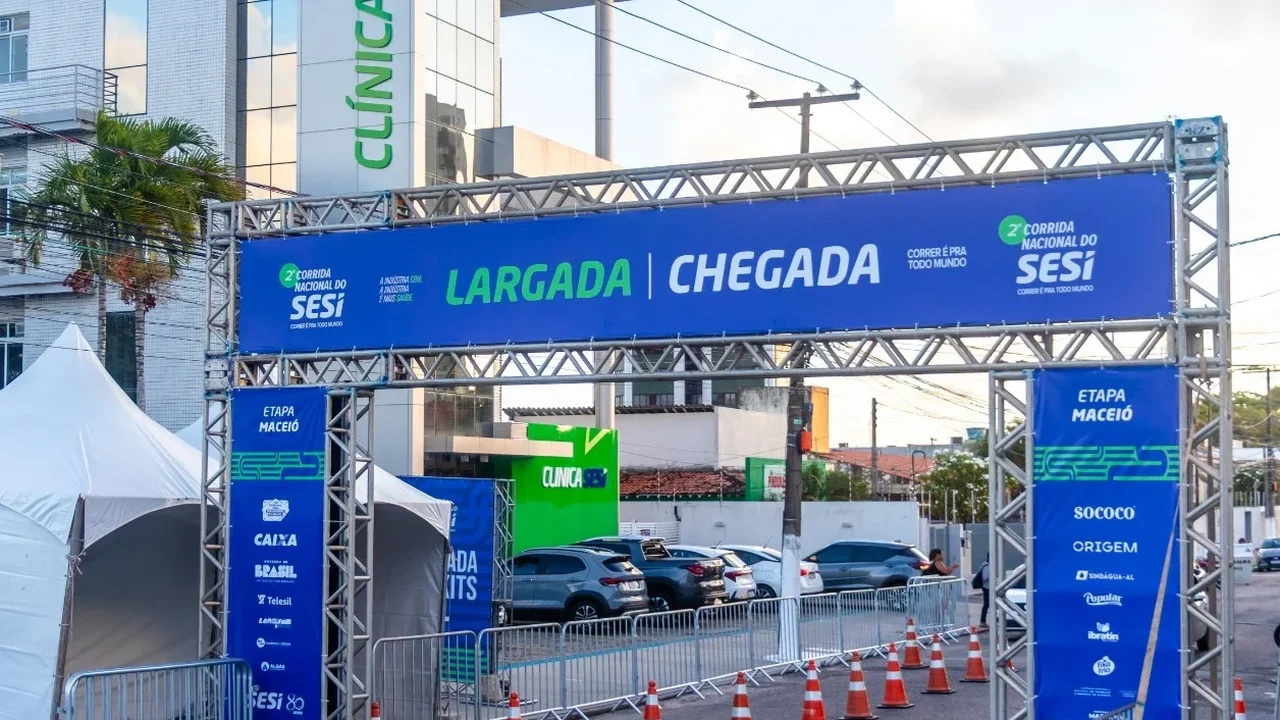 Etapa Maceió da Corrida Nacional do SESI acontece nesta sexta reunindo 2 mil atletas