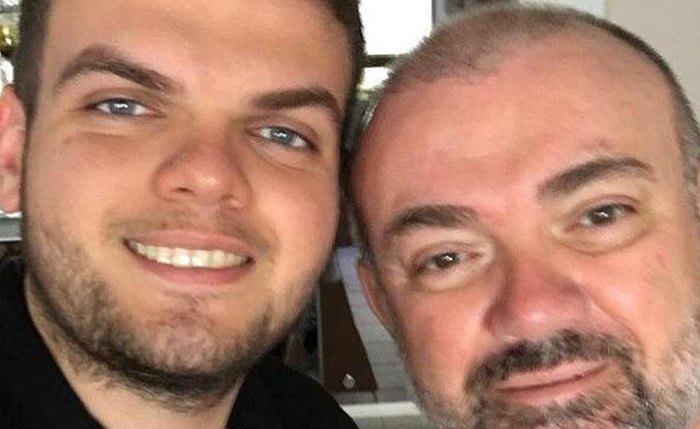 Daniel Medeiros e o pai, Arnaldo Medeiros.
