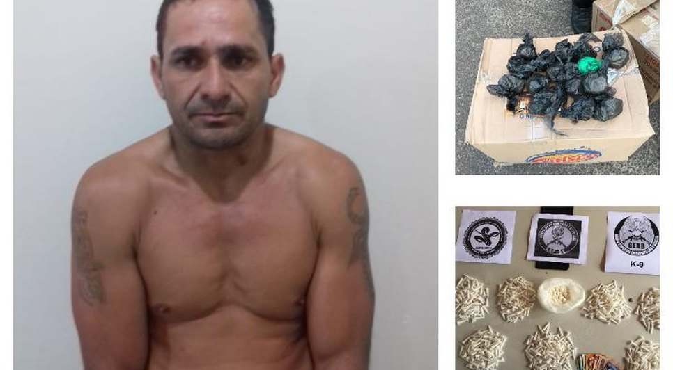 preso com cacaína