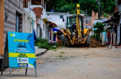 Nova Maceió: Seminfra executa obras em Guaxuma