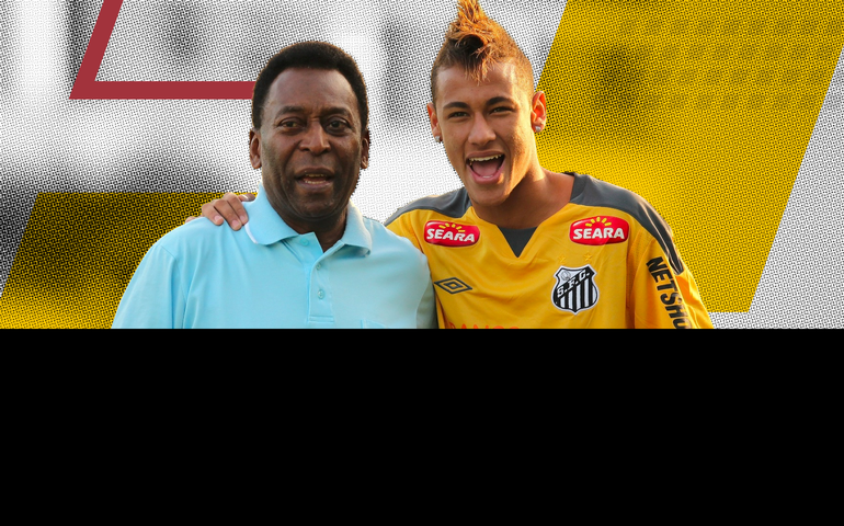 Pelé elogia Neymar após goleada: ‘Sempre fico feliz quando vejo ele jogar bola’