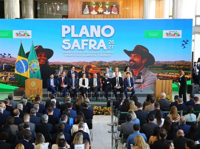“O Brasil é o grande celeiro do mundo”, diz Alckmin, ao lançar Plano Safra com R$ 525,1 bilhões em crédito