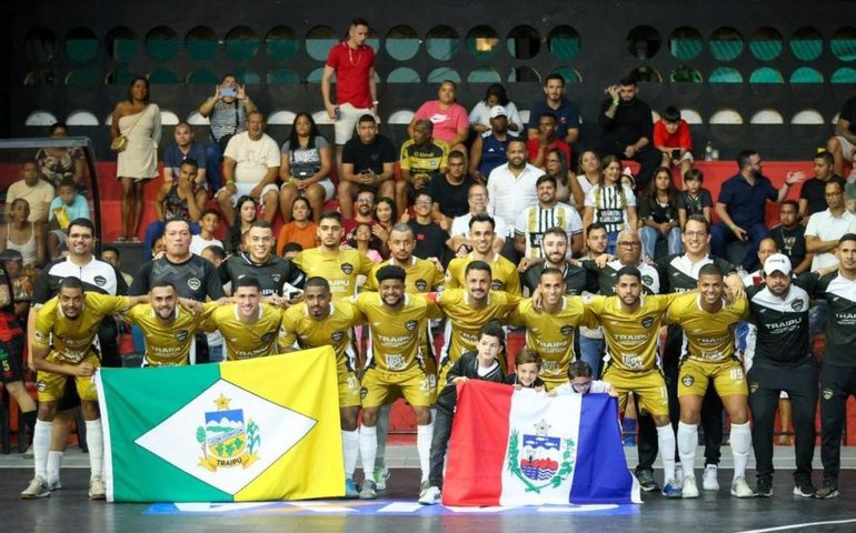 Ginásio João Paulo II será palco das quartas de final do Campeonato Brasileiro de Futsal entre Traipu e Ceará