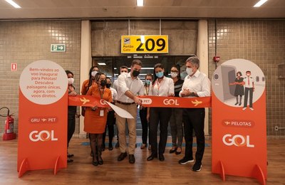 GOL faz voos diretos inaugurais de seu mais novo destino no Rio Grande do Sul