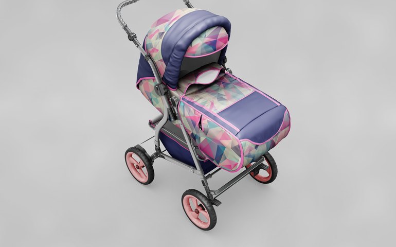 Como funciona a lavagem de carrinho de bebê?