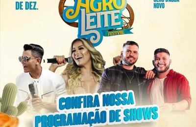 Prefeitura de Belo Monte divulga programação oficial de shows do 2º AgroLeite Festival