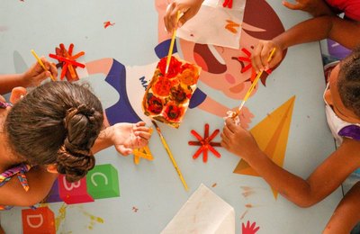 Cmei promove ações de Natal com ajuda criativa das crianças