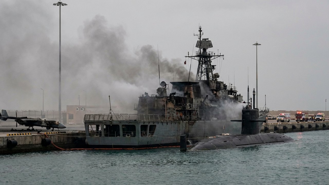 EUA dizem ter atingido submarino e unidade de manutenção de navios do Irã, em ataque com drones