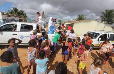 Viver Melhor leva caravana da páscoa para comunidades de Arapiraca 