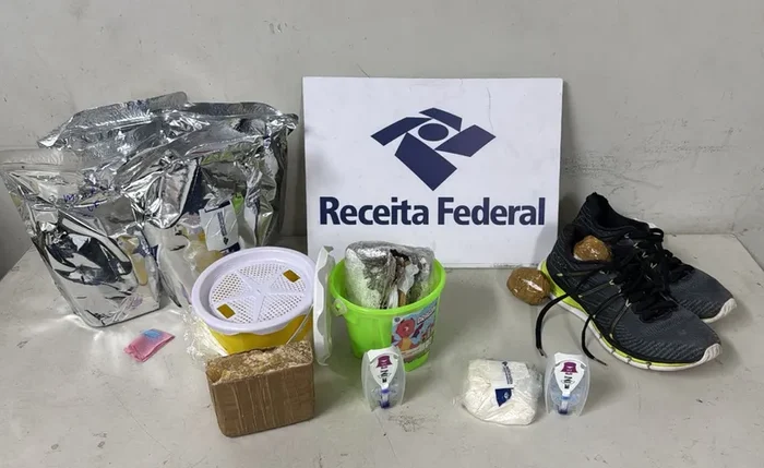 Receita Federal apreende drogas avaliadas em R$ 480 mil