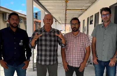 Manoel Tenório destaca organização financeira ao vistoriar obra de R$ 1 milhão em Quebrangulo