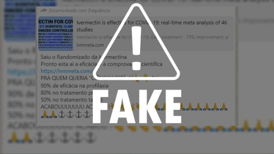 É falso que eficácia da ivermectina no tratamento da Covid-19 tenha sido comprovada