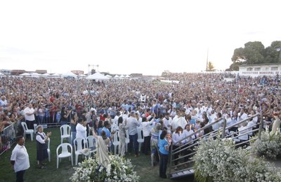 Natal Luz e Cenáculo Mariano movimentaram Palmeira, no fim de semana