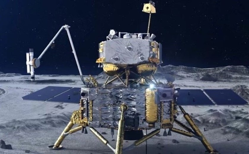 Missão Lunar Chinesa Prestes a Retornar com Amostras do Lado Oculto da Lua