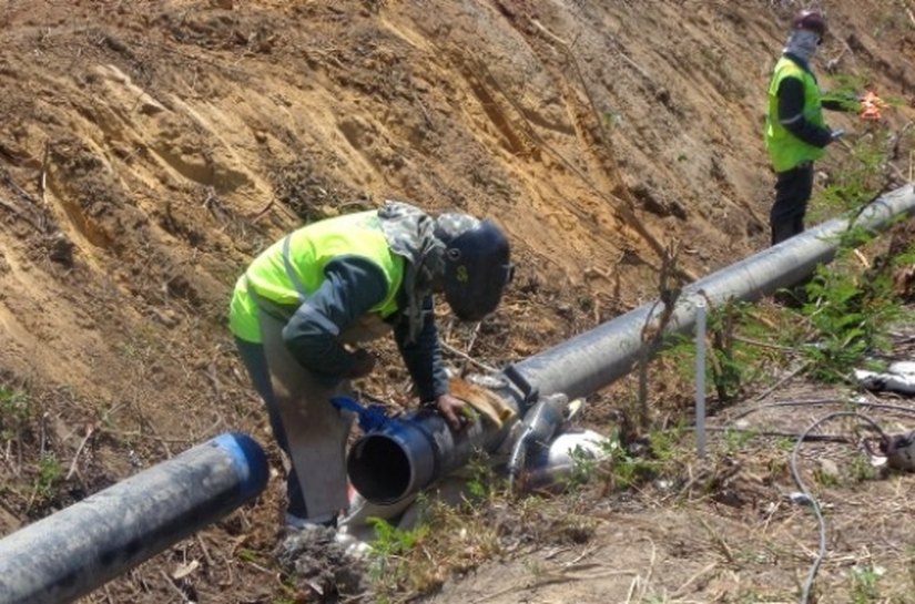 Arsal vistoria obras da duplicação do gasoduto Pilar- Marechal