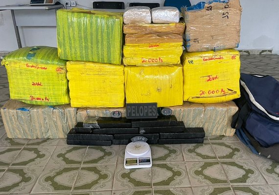 Homem é ﻿preso com mais de 180kg de maconha em Arapiraca