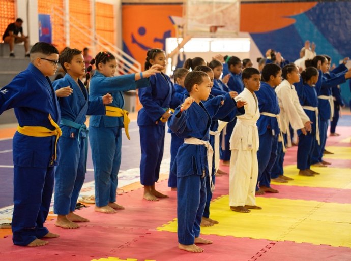 Festival de Judô Escolar reúne estudantes e incentiva formação cidadã