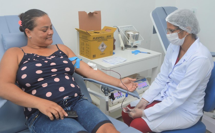 Mais de 3,5 mil voluntários comparecem ao Hemoal durante a campanha Junho Vermelho